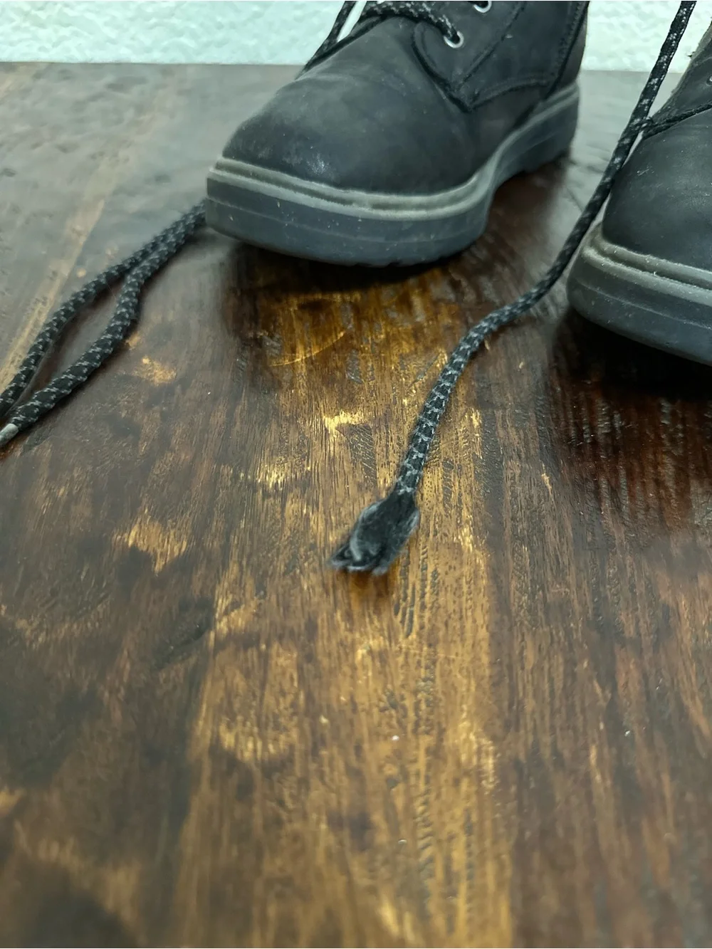 Cat & Jack Black Finch Lace-Up Kids Ankle Boots